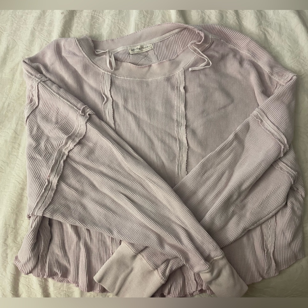 Free People Ellie Thermal in Lavender